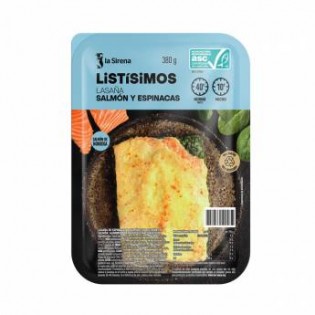 Lasaña Salmon Asc Con Espinacas